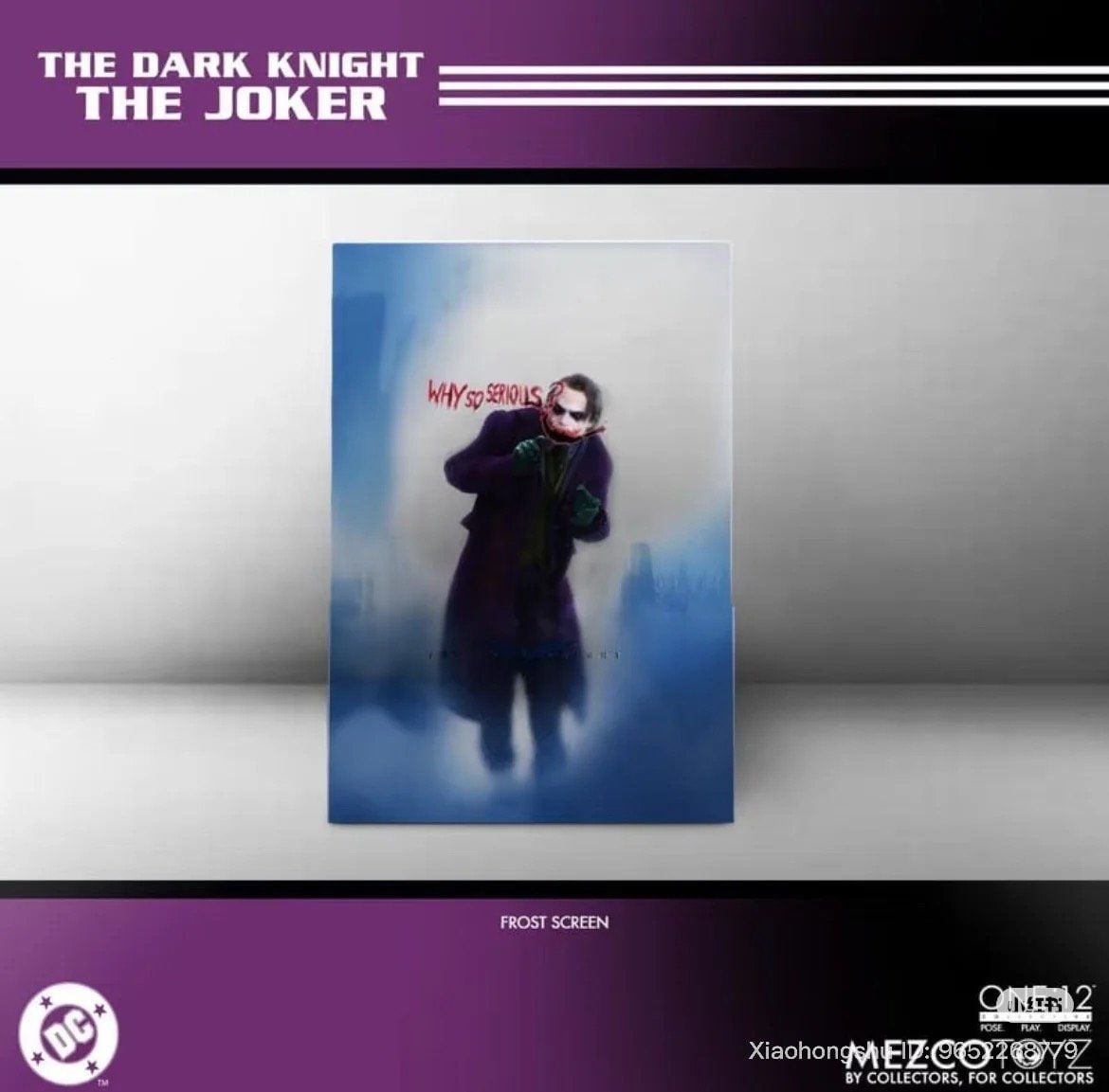  Mô hình Joker the dark knight Mezco toys tỷ lệ 1:12. 
