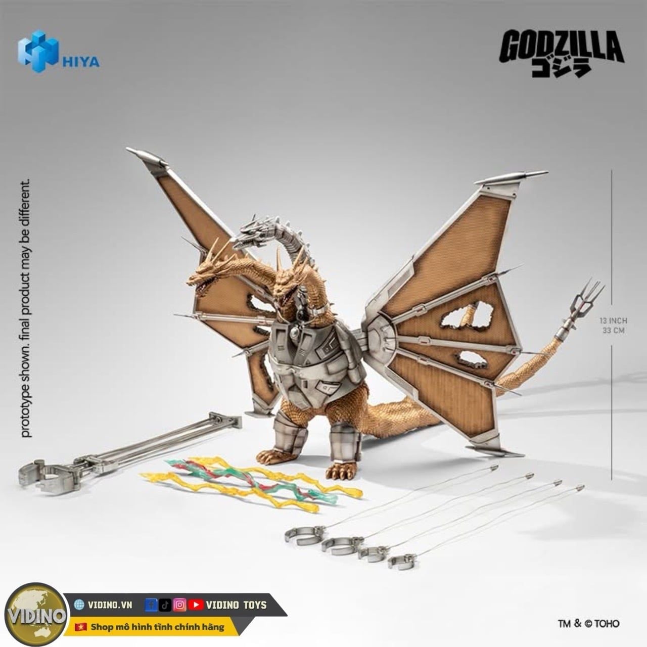  Mô hình Mecha King Ghidorah Battle Damaged Hiya Toys EBG0429   | .. 