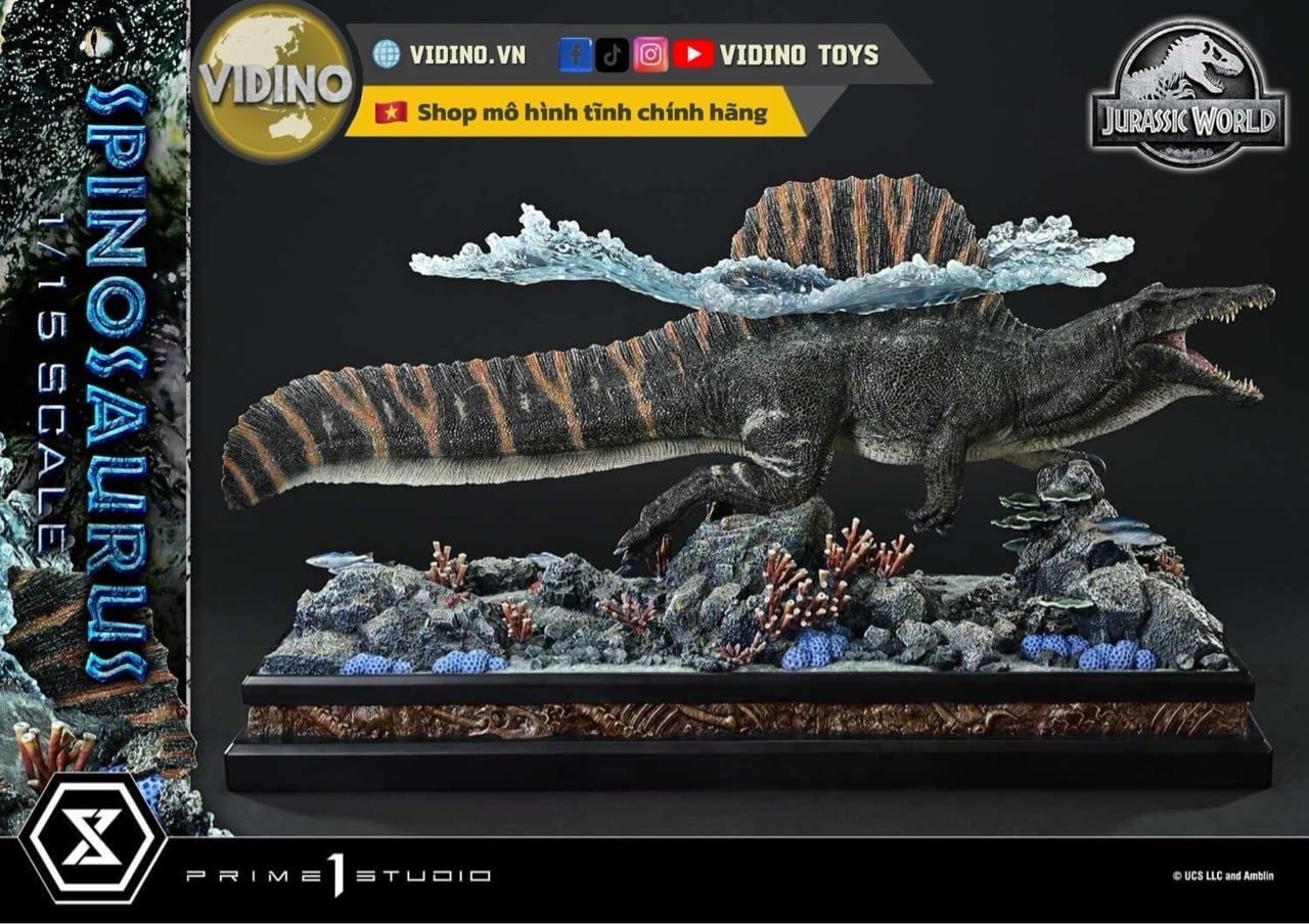  Mô hình Spinosaurus Jurassic World Rebirth Prime 1 studio  | 𝐕𝐈𝐃𝐈𝐍𝐎.𝐕𝐍. 