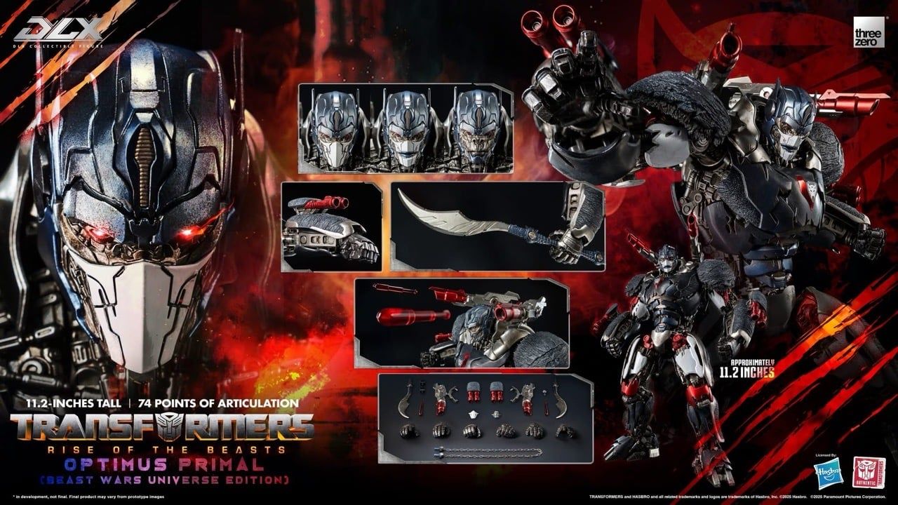  Mô hình DlX Optimus Primal- Beast Wars Universe Edition Threezero Studio | 𝐕𝐈𝐃𝐈𝐍𝐎.𝐕𝐍. 