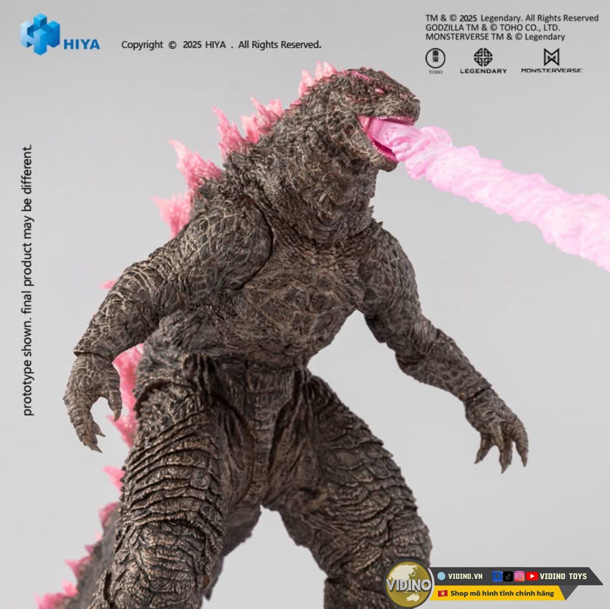  Mô hình Godzilla evolved EBG0439 new 2.0 GXK Hiya Toys  studio. 