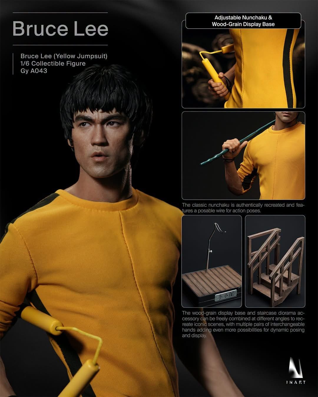  Mô hình Lý tiểu Long Bruce Lee Inart tỷ lệ 1/6 | .. 