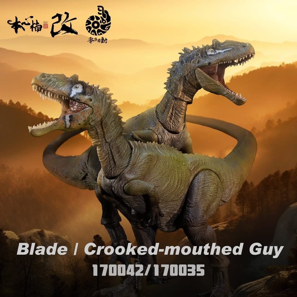  Mô hình Allosaurus trong seri phim Dinosaur Revolution 2011 nanmu benxin tỷ lệ 1/35 | .. 