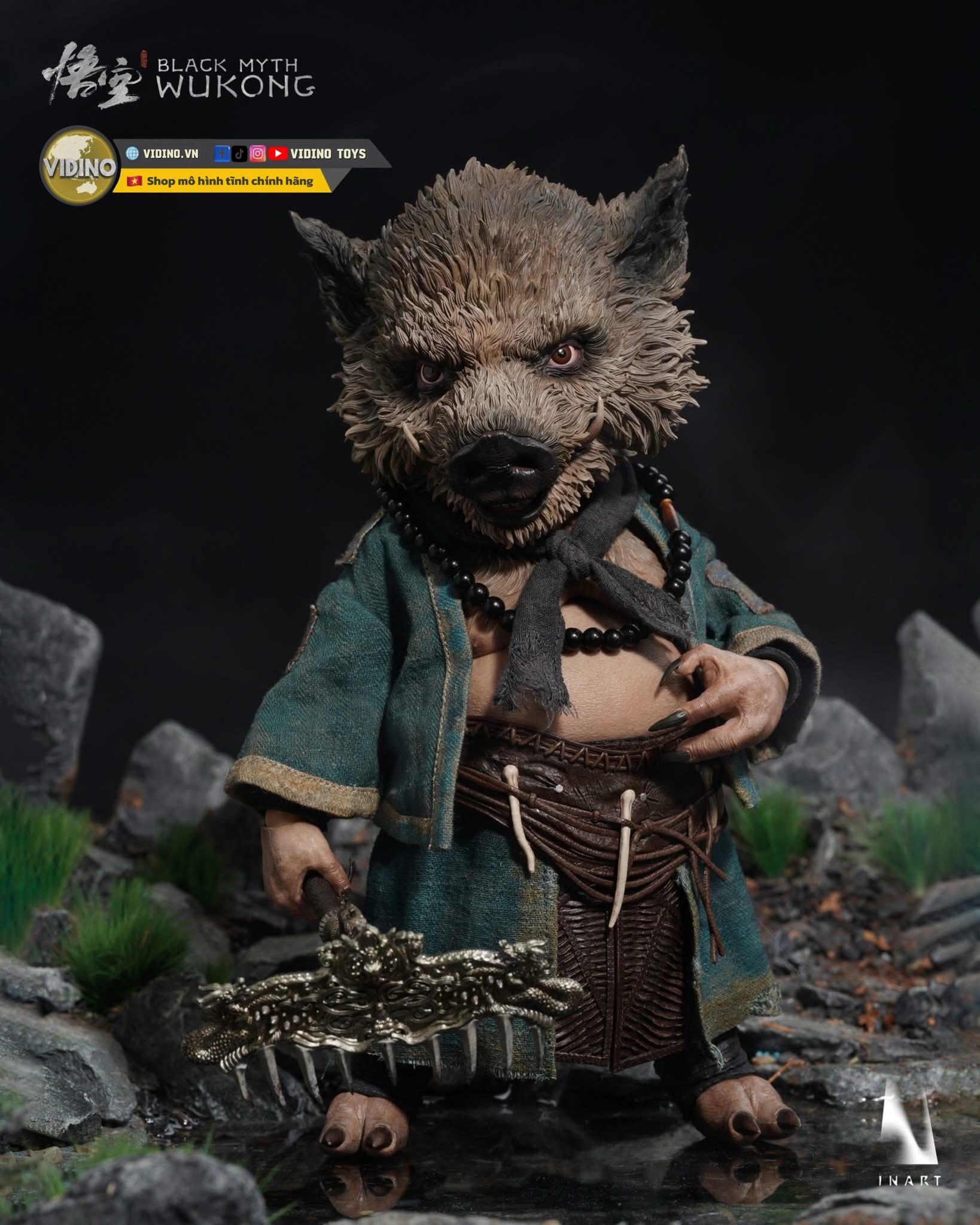  Mô hình bát giới zhu Bajie 1/6 Black myth wukong inart studio. 