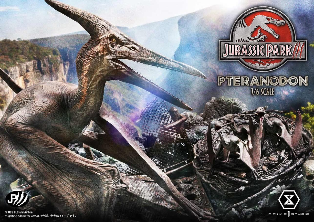  Mô hình Pteranodon prime 1 studio tỷ lệ 1:6  jurassic Park 3. 