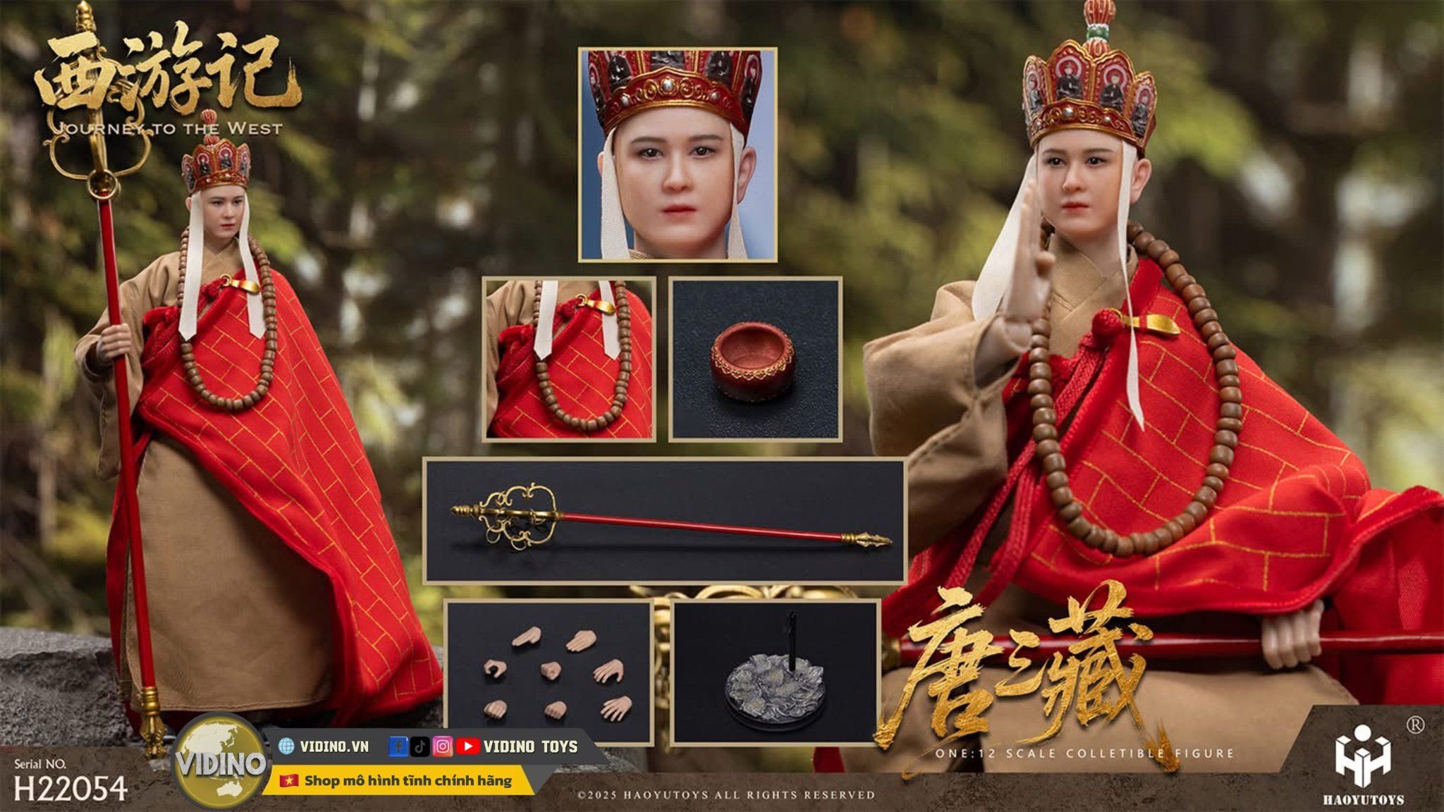  Mô hình Bộ Tây Du ký tỷ lệ 1:12 Haoyutoys studio. 