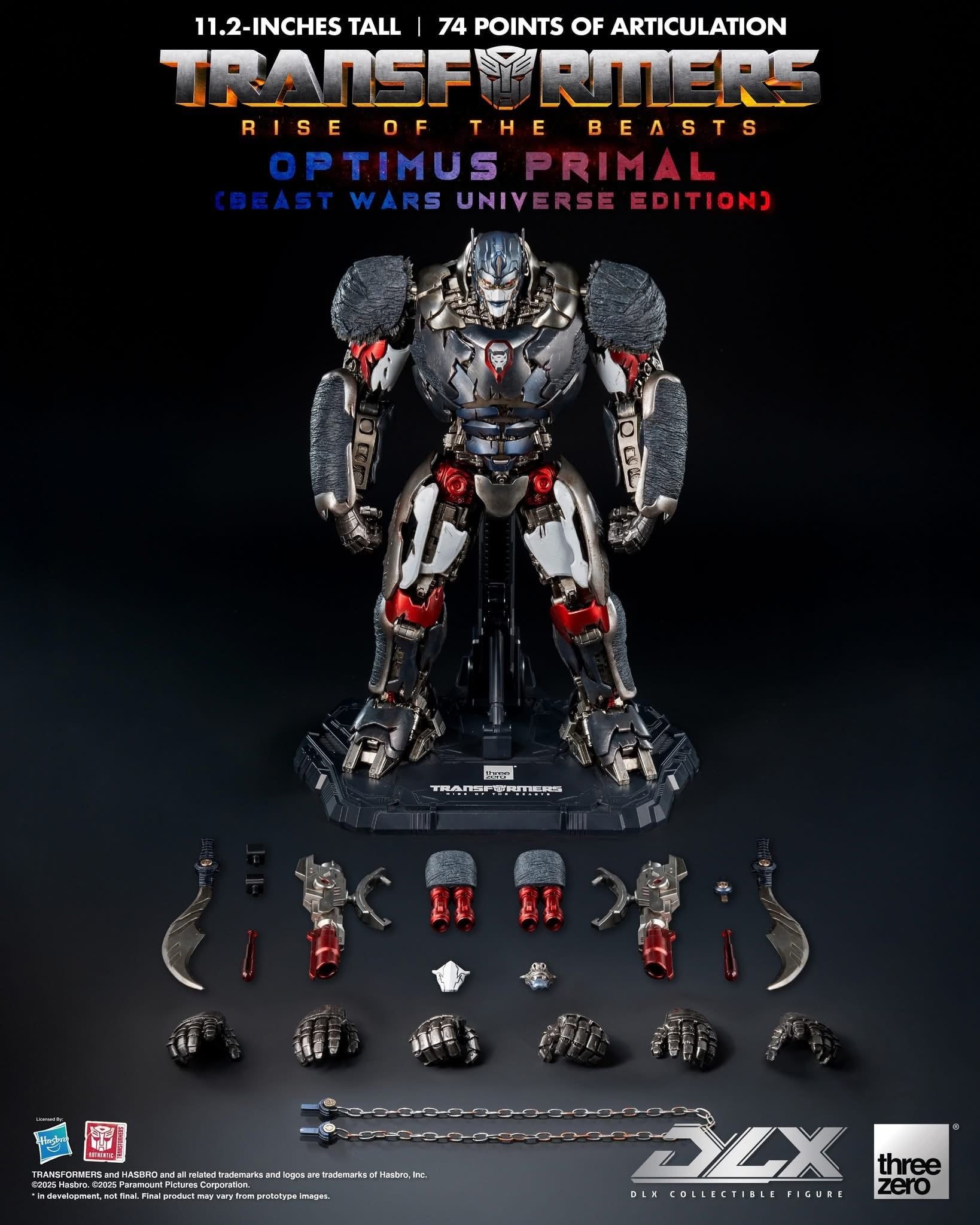  Mô hình DlX Optimus Primal- Beast Wars Universe Edition Threezero Studio | 𝐕𝐈𝐃𝐈𝐍𝐎.𝐕𝐍. 