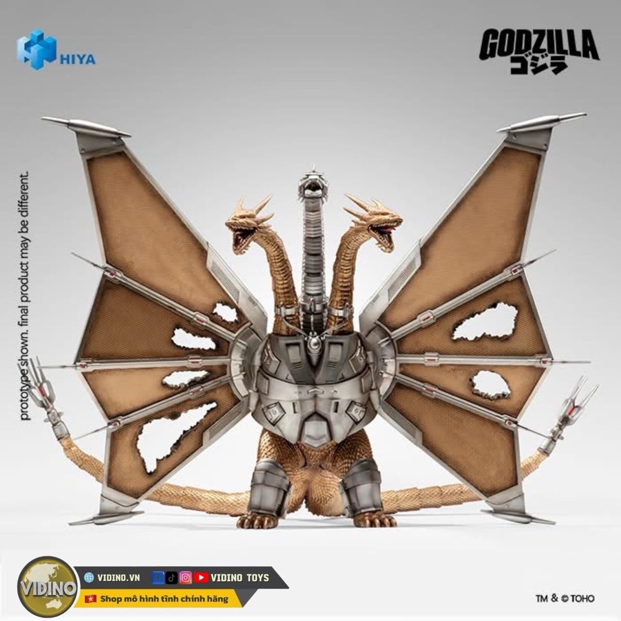  Mô hình Mecha King Ghidorah Battle Damaged Hiya Toys EBG0429   | .. 