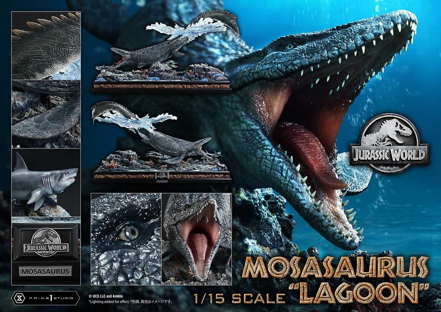  Mô hình Mosasaurus Prime 1 studio tỷ lệ 1/15 (LMCJWF-04). 