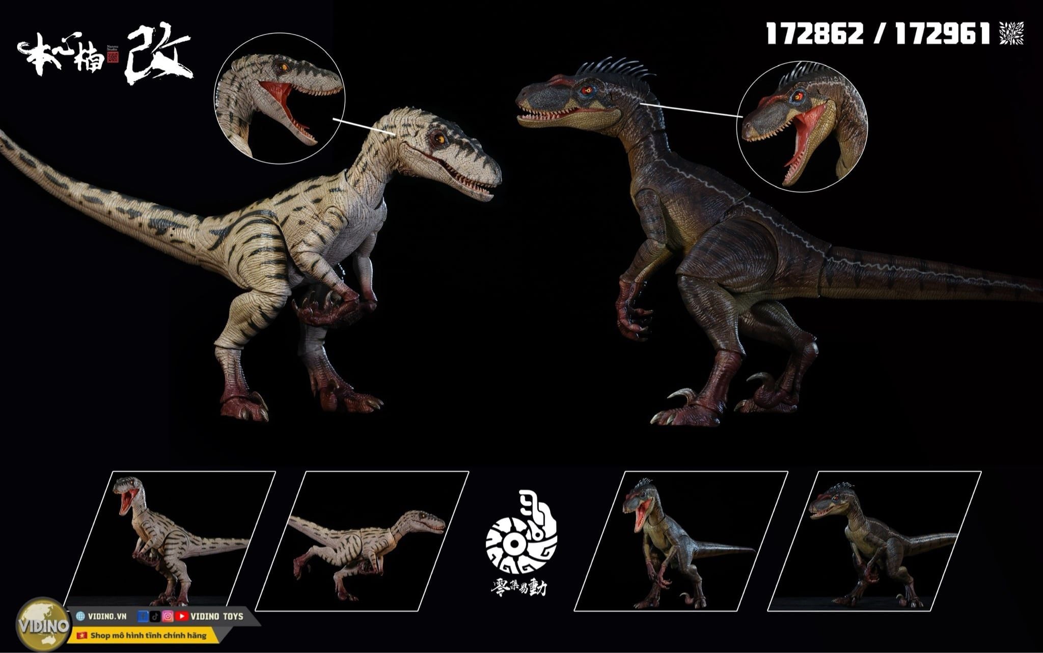  Mô hình Velociraptor 2.5 + Edition (update ) tỷ lệ 1/18 Nanmu Studio | . 