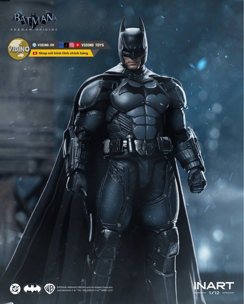  Mô hình siêu phẩm Batman Arkham Origins INART studio tỷ lệ 1/12  | 𝐕𝐈𝐃𝐈𝐍𝐎.𝐕𝐍. 