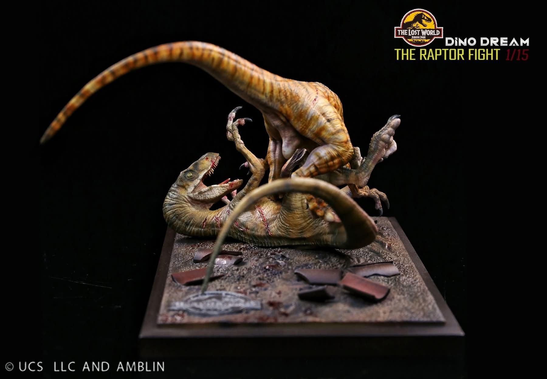  Mô hình Velociraptor Fight 1/15 Dino Dream studio 