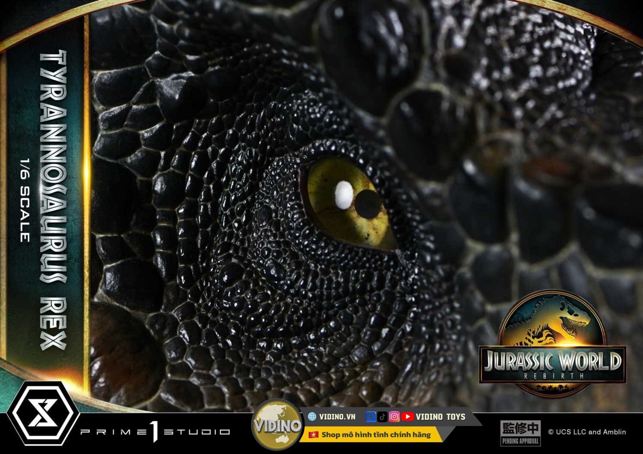  Mô hình Tyranosaurus rex ( Trex)- Jurassic World Rebirth- Prime 1 studio. 