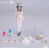  Mô hình action figure nữ hầu mèo  Litte Pudding EllFOX x BearPanda tỷ lệ 1/12 | .. 