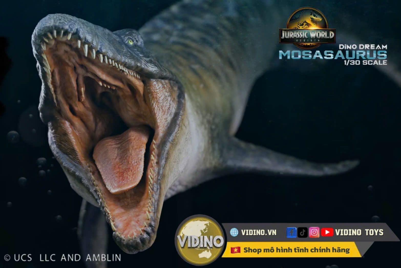  Mô hình Mosasaurus dino dream studio- Jurassic World Rebirth. 