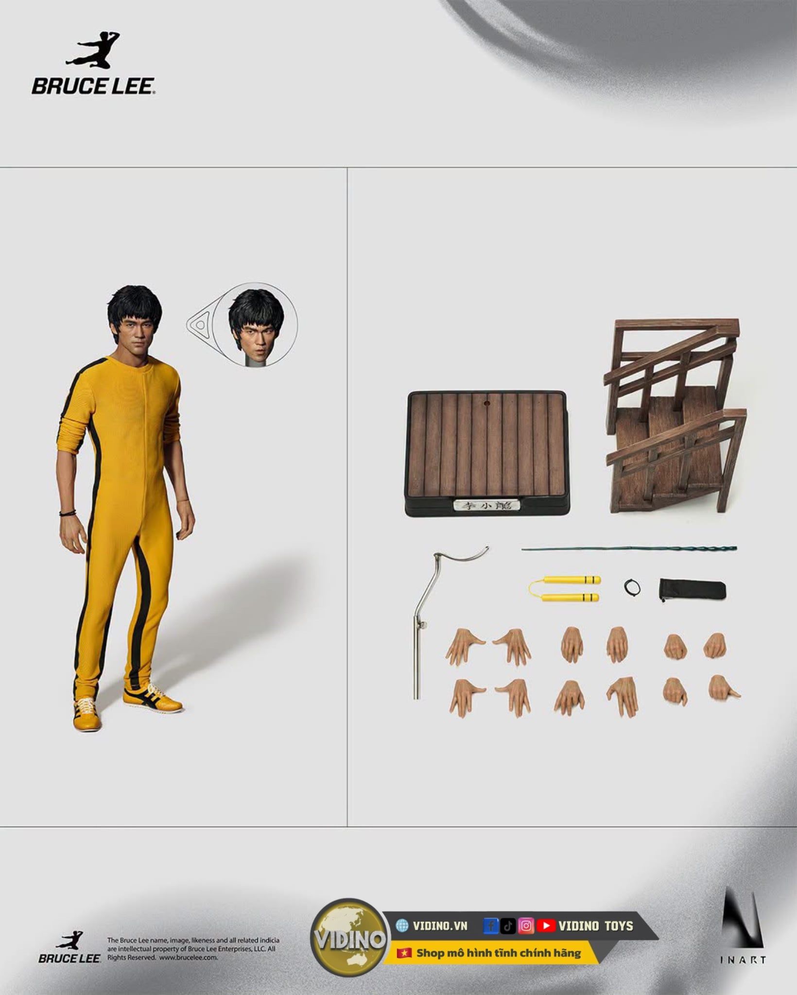  Mô hình Lý tiểu Long Bruce Lee Inart tỷ lệ 1/6 | .. 