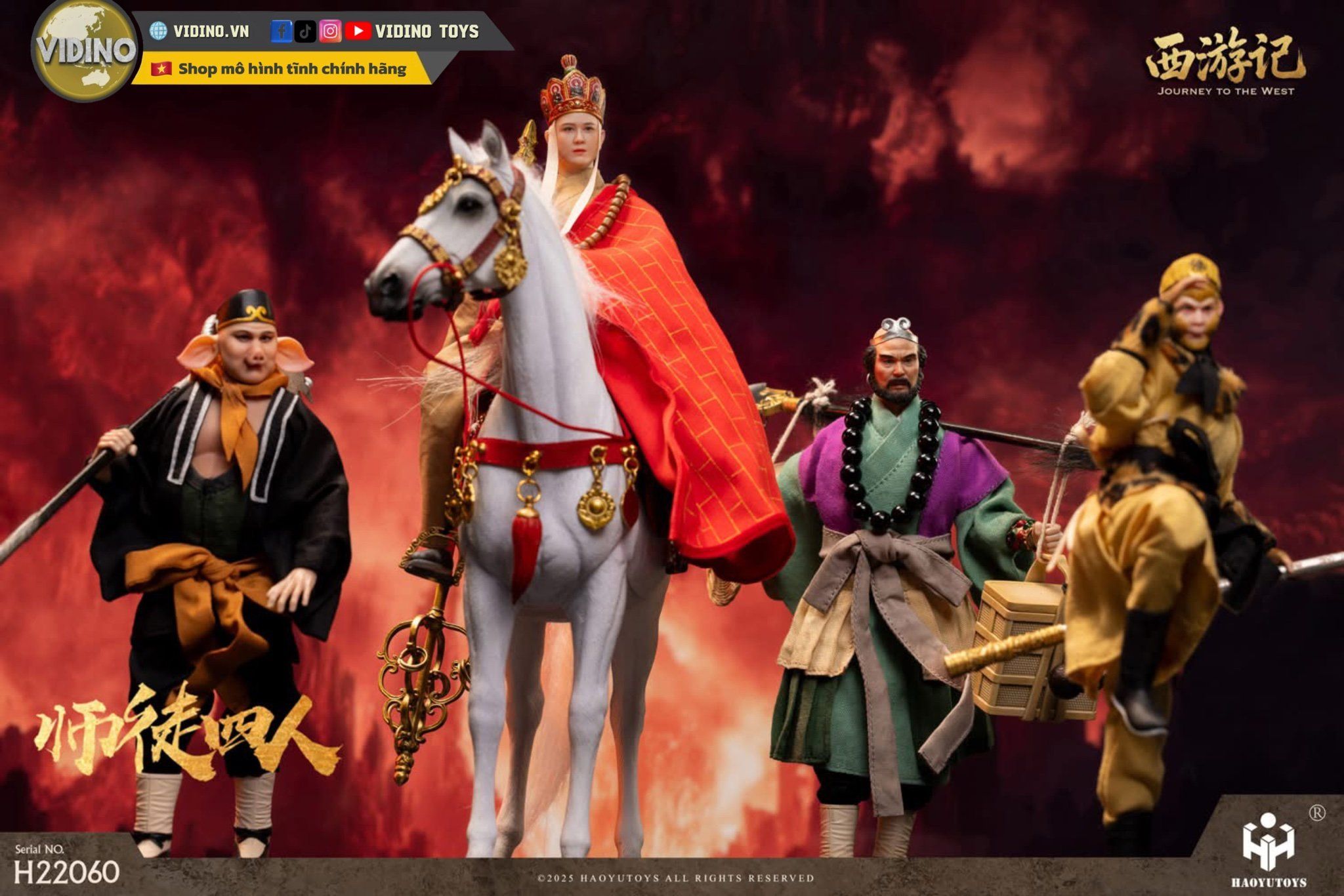  Mô hình Bộ Tây Du ký tỷ lệ 1:12 Haoyutoys studio. 