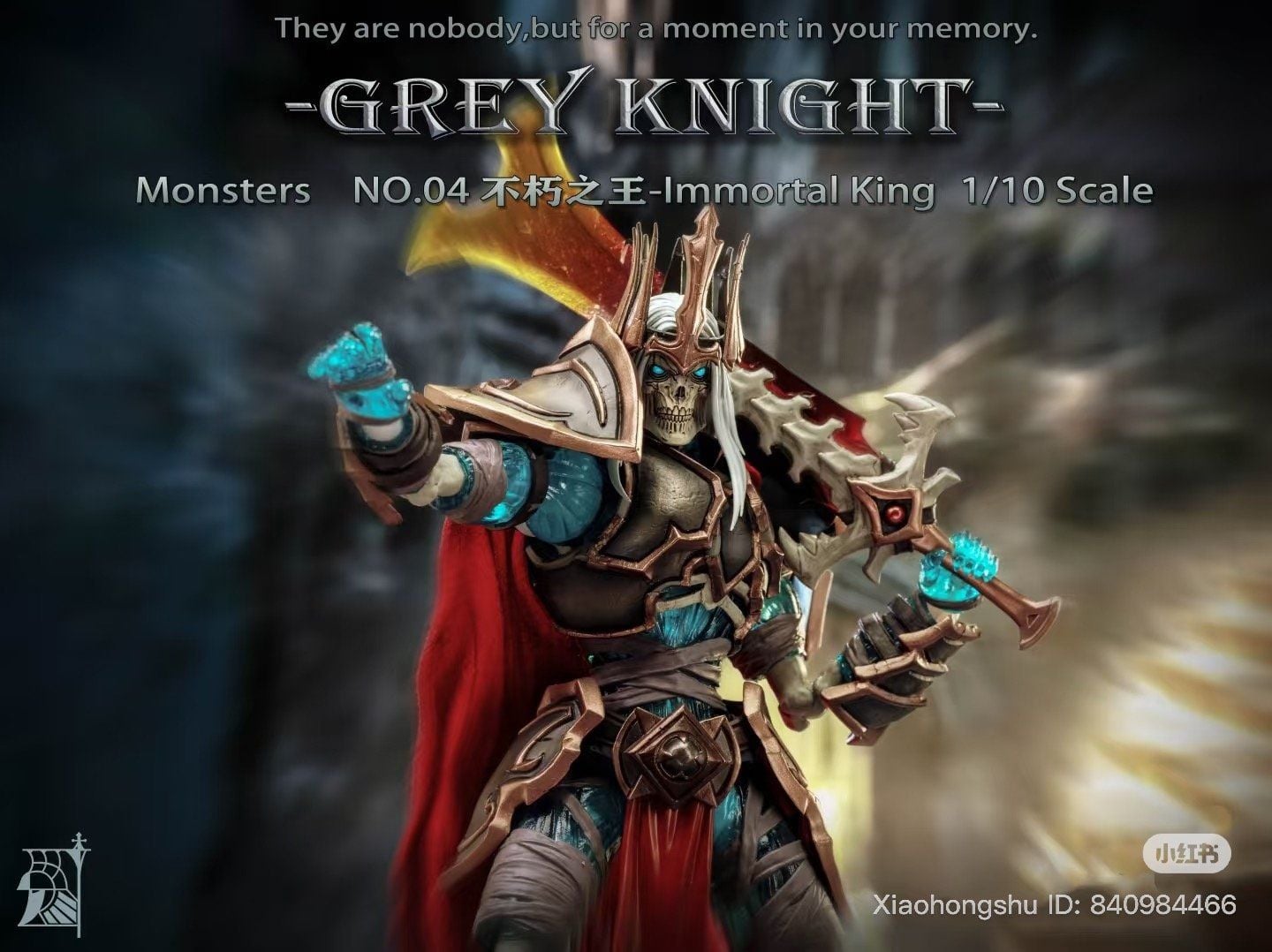  Mô hình Immortal King Monster Grey Knight studio tỷ lệ 1/10 (M-04). 