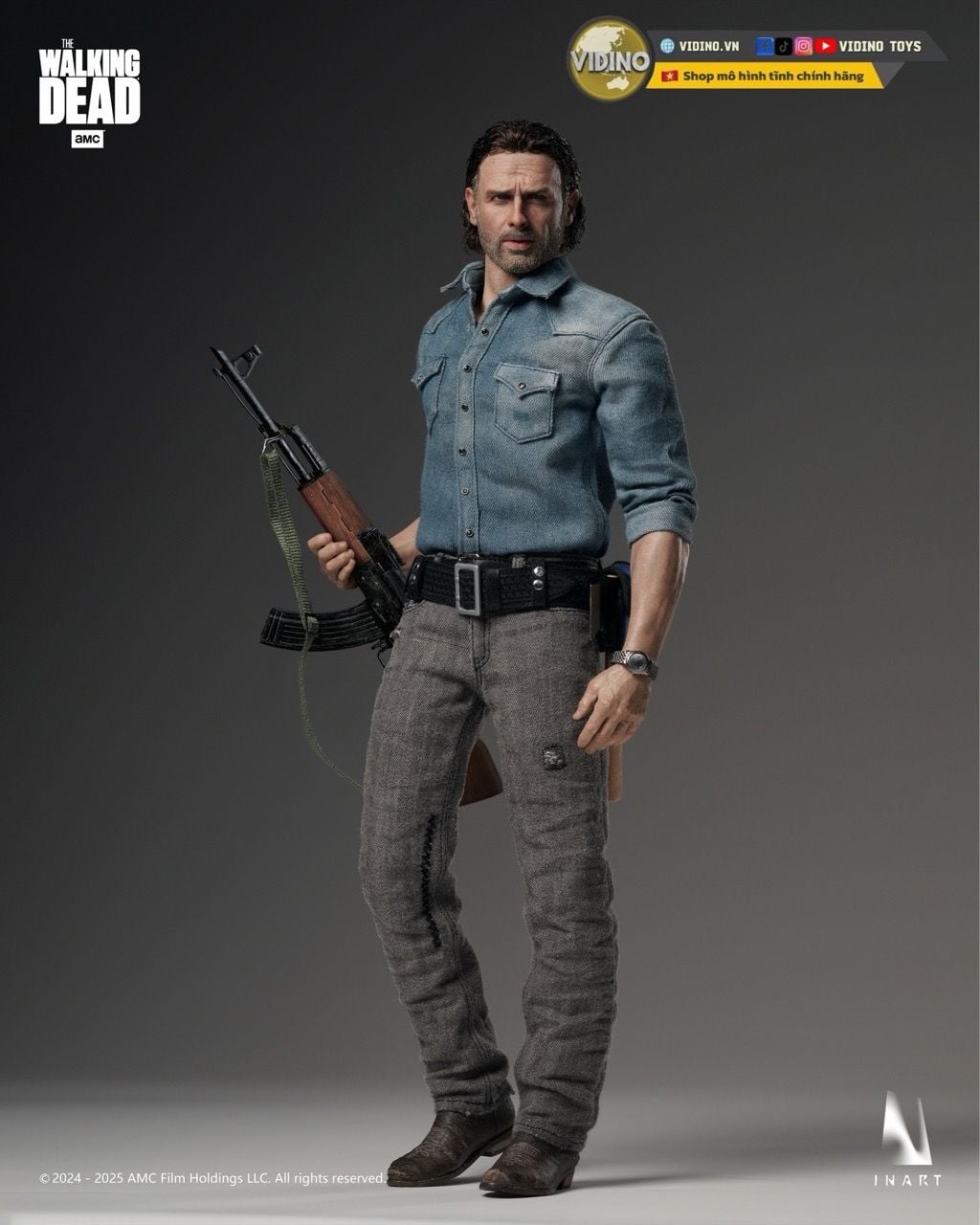  Mô hình The walking Dead Rick Grimes tỷ lệ 1/6 INART studio. 