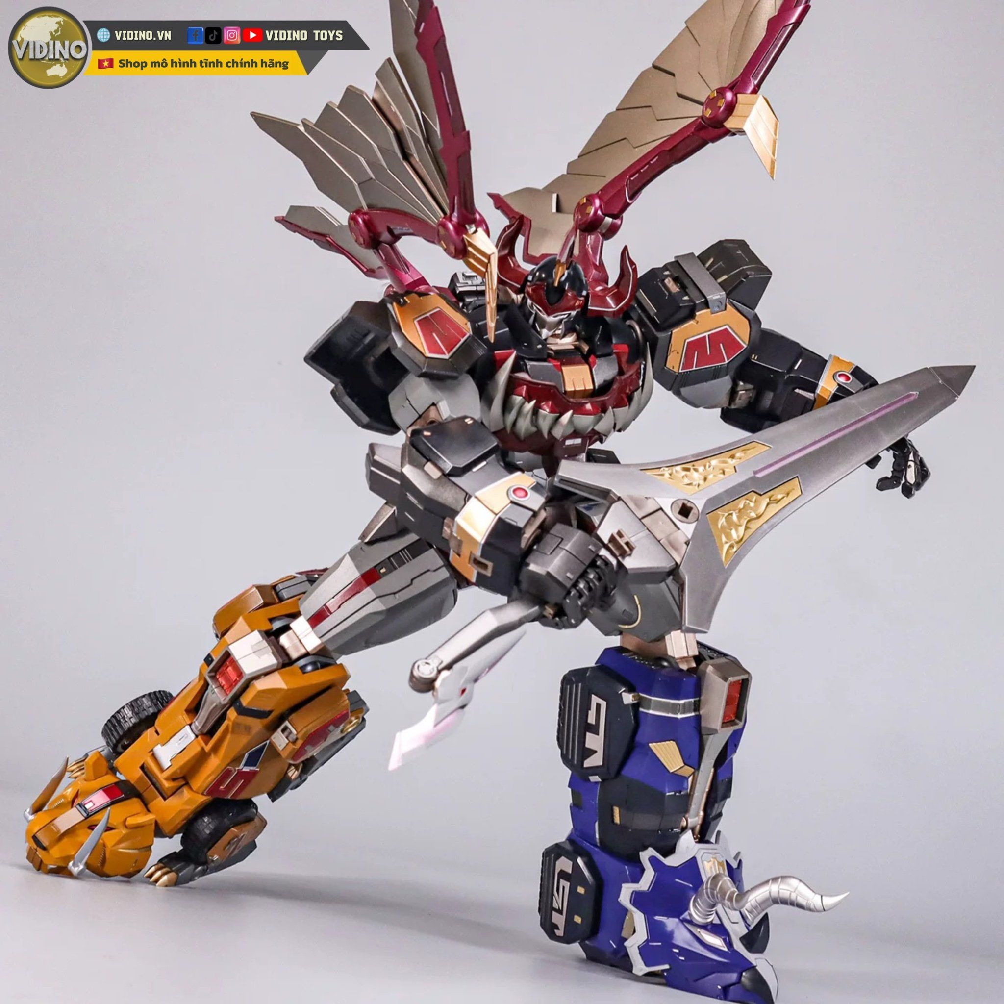  Mô hình Dino Megazord power ranger ZL-01 