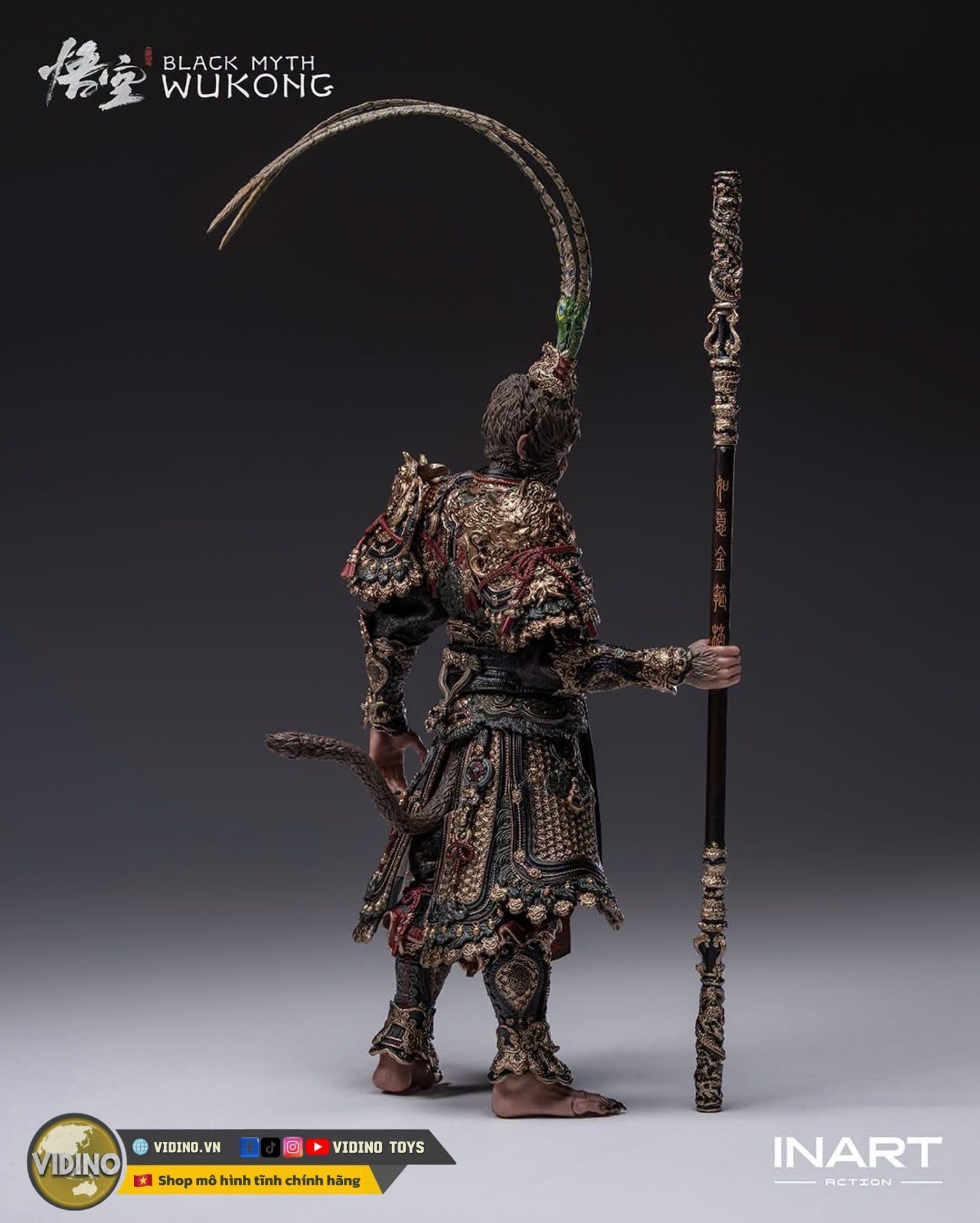  Mô hình Action Figure Wukong Great Sage Armor Set chính hãng Inart studio tỷ lệ 1/12 | .. 