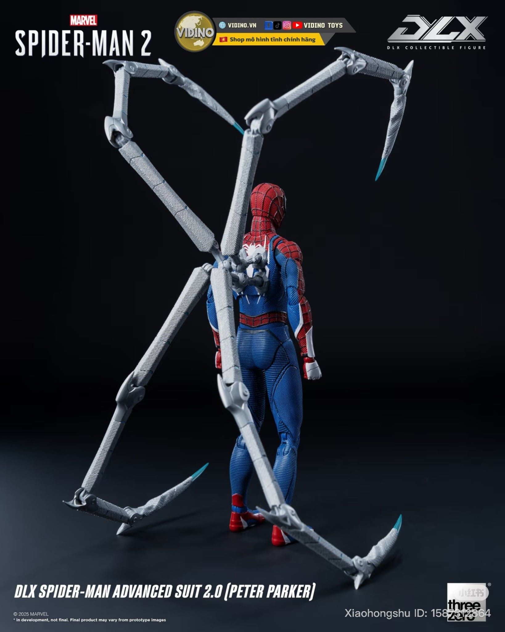  Mô hình Spider man DLX Threezero tỷ lệ 1:12. 