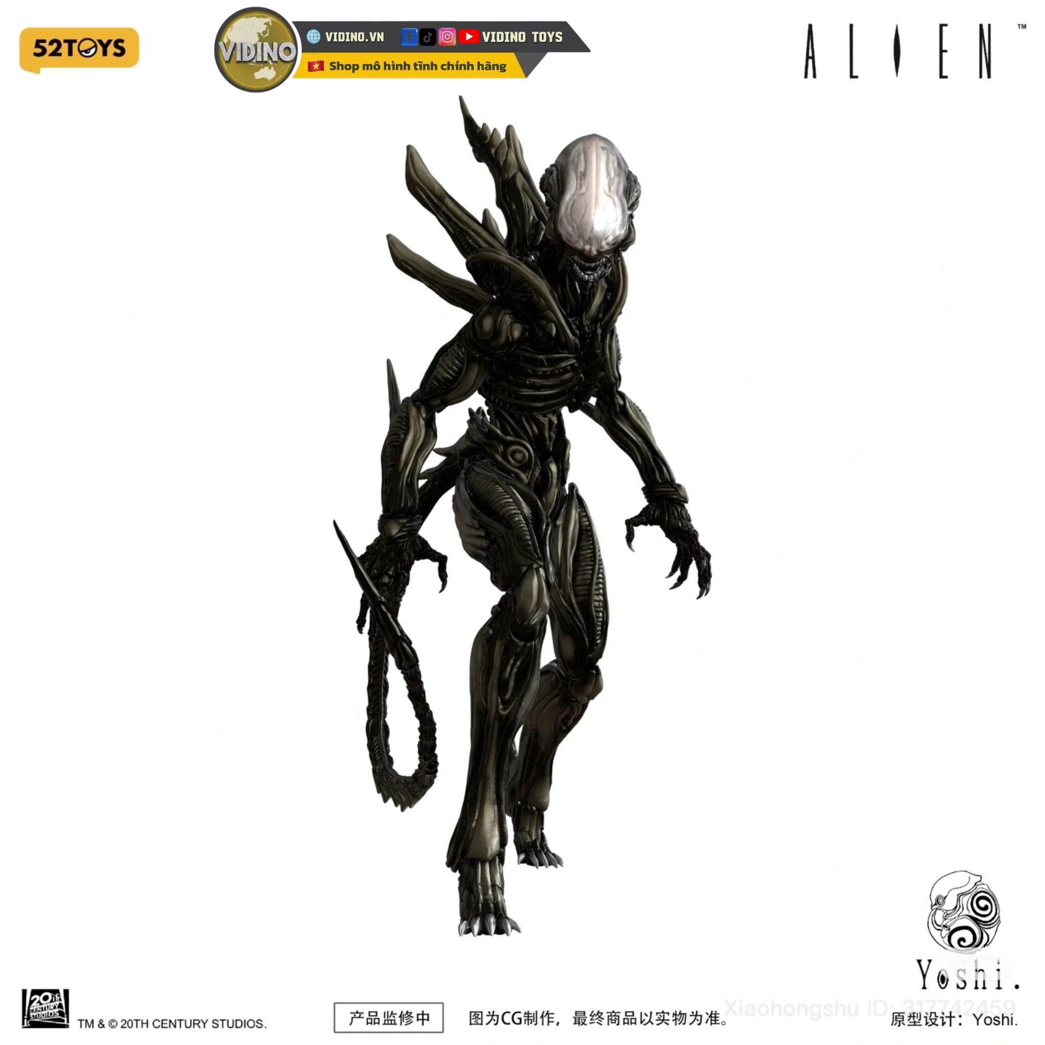  Mô hình Ailen được 52toys sản xuất tỷ lệ 1/12 (25SD301X). 