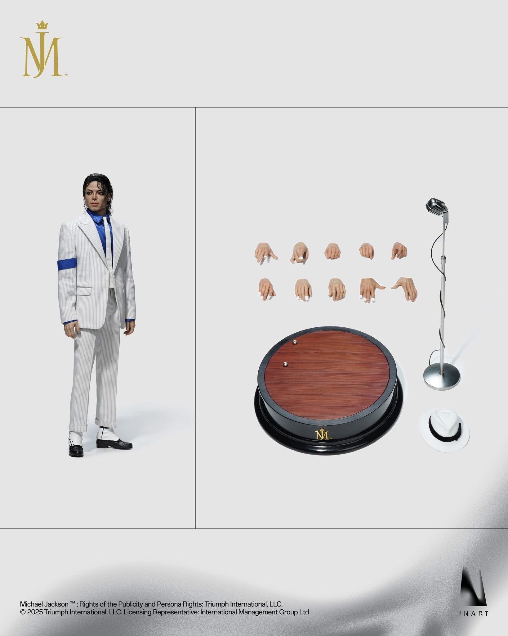  Mô hình Michael Jackson vua nhạc pop tỷ lệ 1:6 Inart studio. 