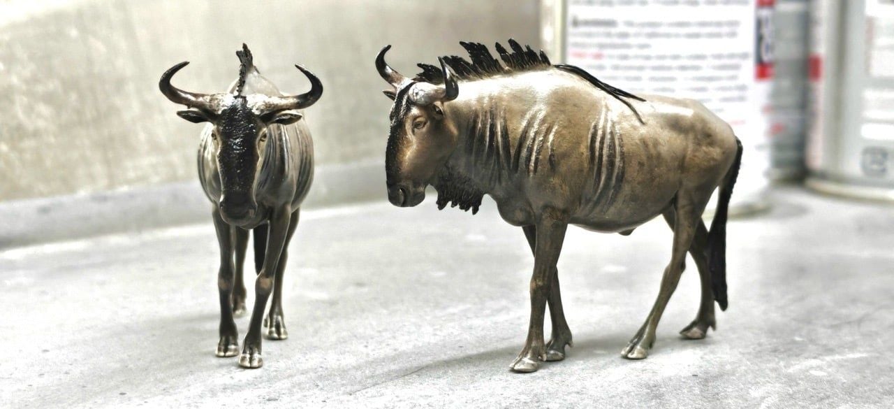  Mô hình linh dương đầu bò tỷ lệ 1/35. 