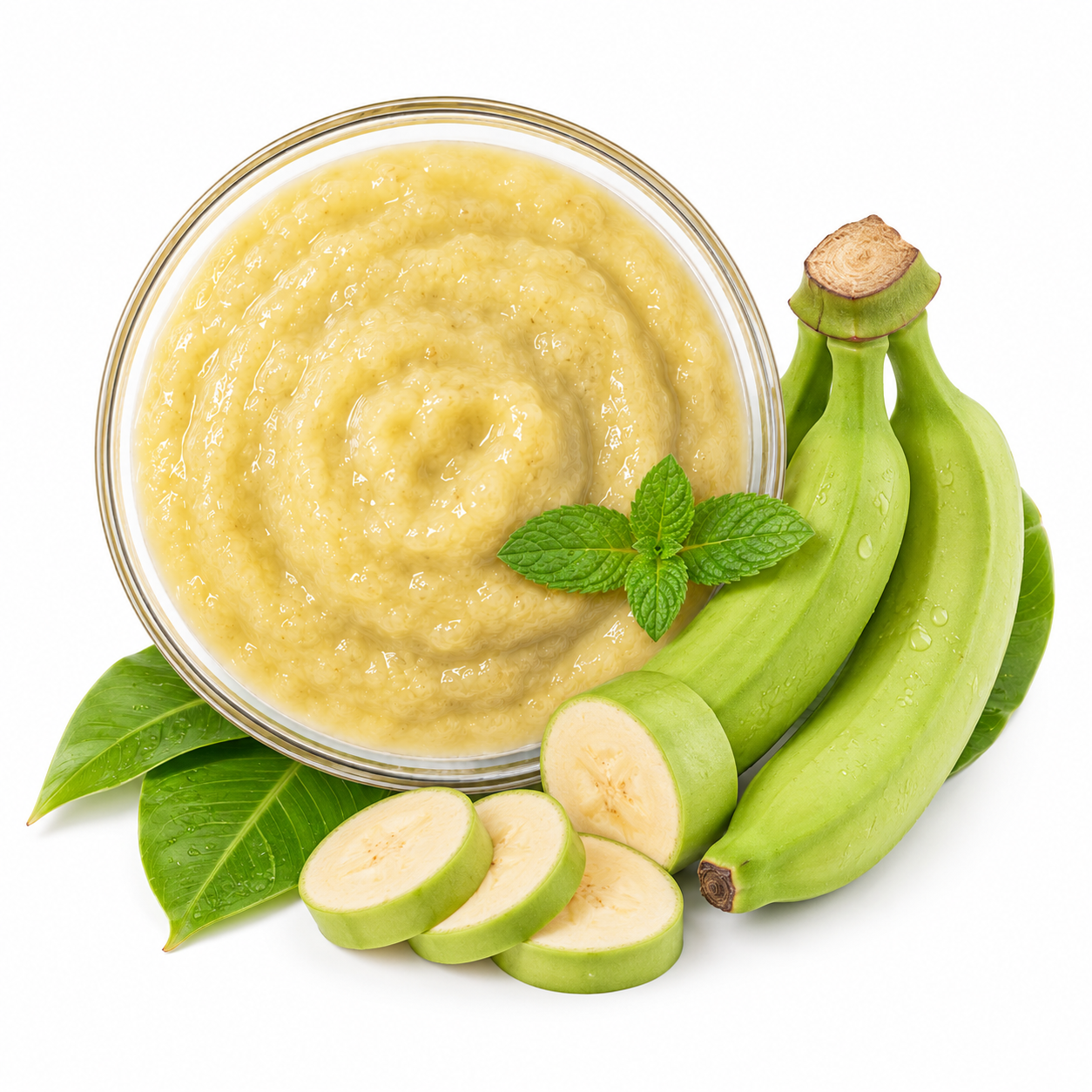  Chuối puree 