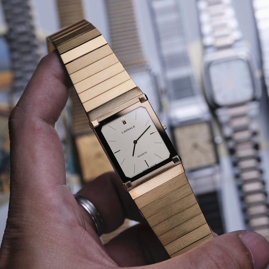  VINTAGE 1980's SEIKO LASSALE Ref 2F50-510H 