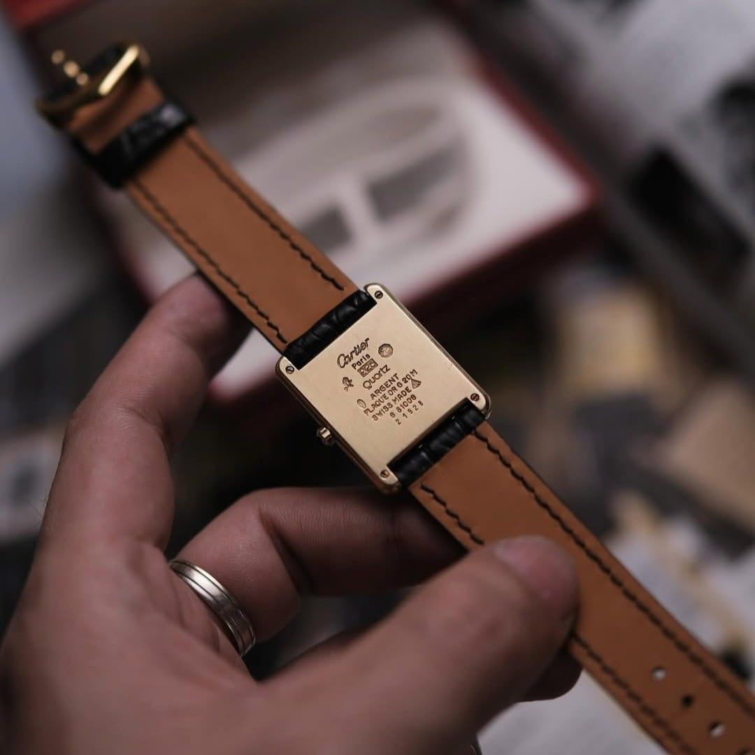 1980 Must de Cartier Tank “Grey Tuxedo” Sector Dial Ref.681006 