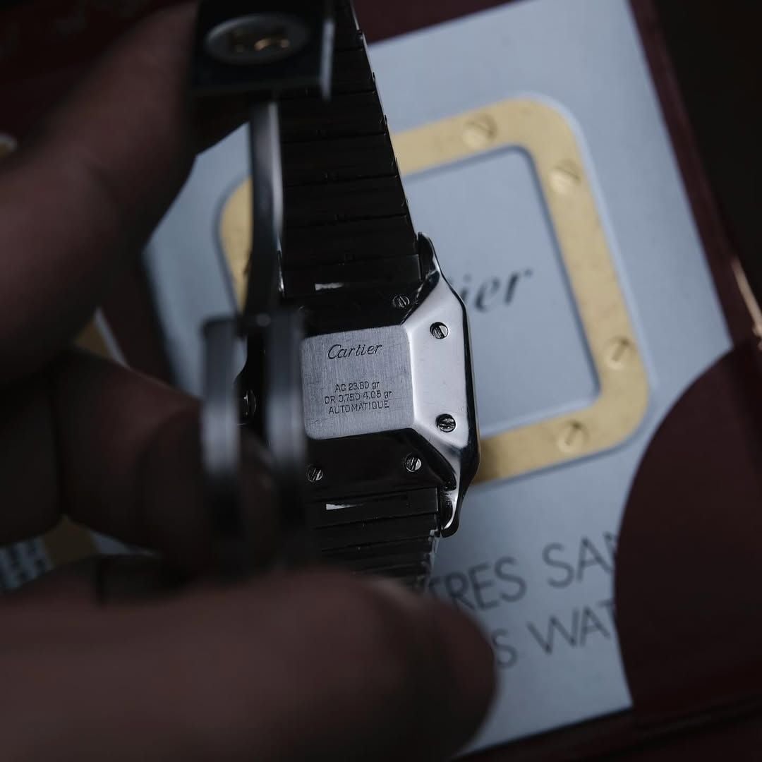  CARTIER SANTOS 18K GOLD REF 2961 