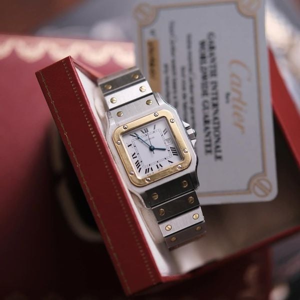  From 1978 Cartier Santos Carrée Ref.2961 Automatic Two-Tone 