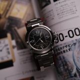  VINTAGE PASHA DE CARTIER C AUTOMATIC BLACK DIAL – REF. 2324 