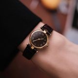  1980's Must de Cartier Vendome Ref.18 Tortoise Lacquer Brown Wood Grain Dial 