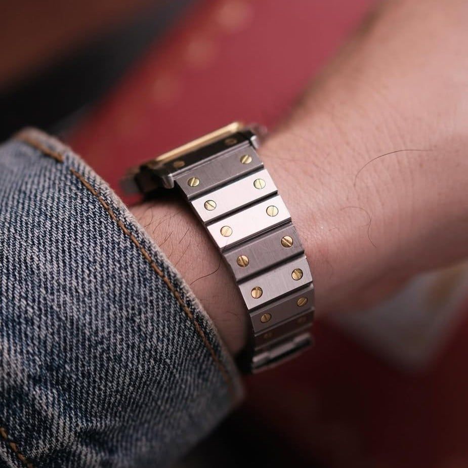  From 1978 Cartier Santos Carrée Ref.2961 Automatic Two-Tone 