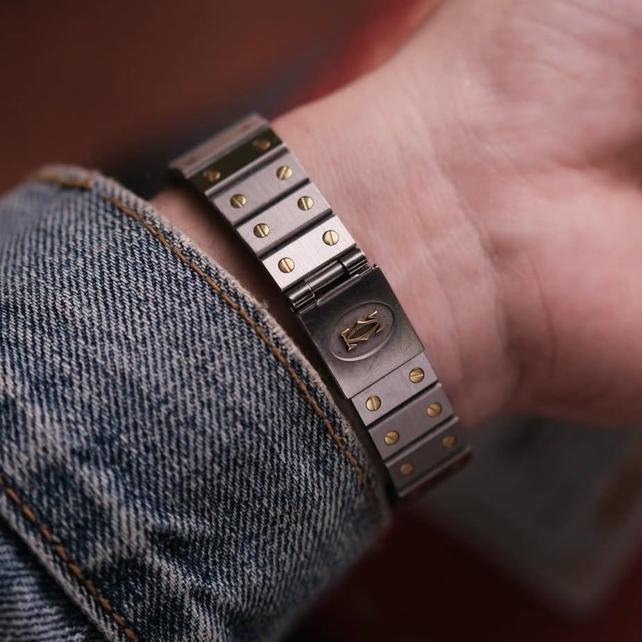  From 1978 Cartier Santos Carrée Ref.2961 Automatic Two-Tone 