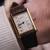  VINTAGE 1990’S CARTIER TANK CREAM COLUMN ROMAN – REF. 590005 