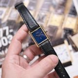  VINTAGE 1970’S MUST DE CARTIER TANK BLUE LACQUER DIAL – REF. 6 