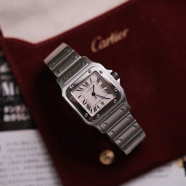  Cartier Santos Galbée Steel Quartz Ref.1564 