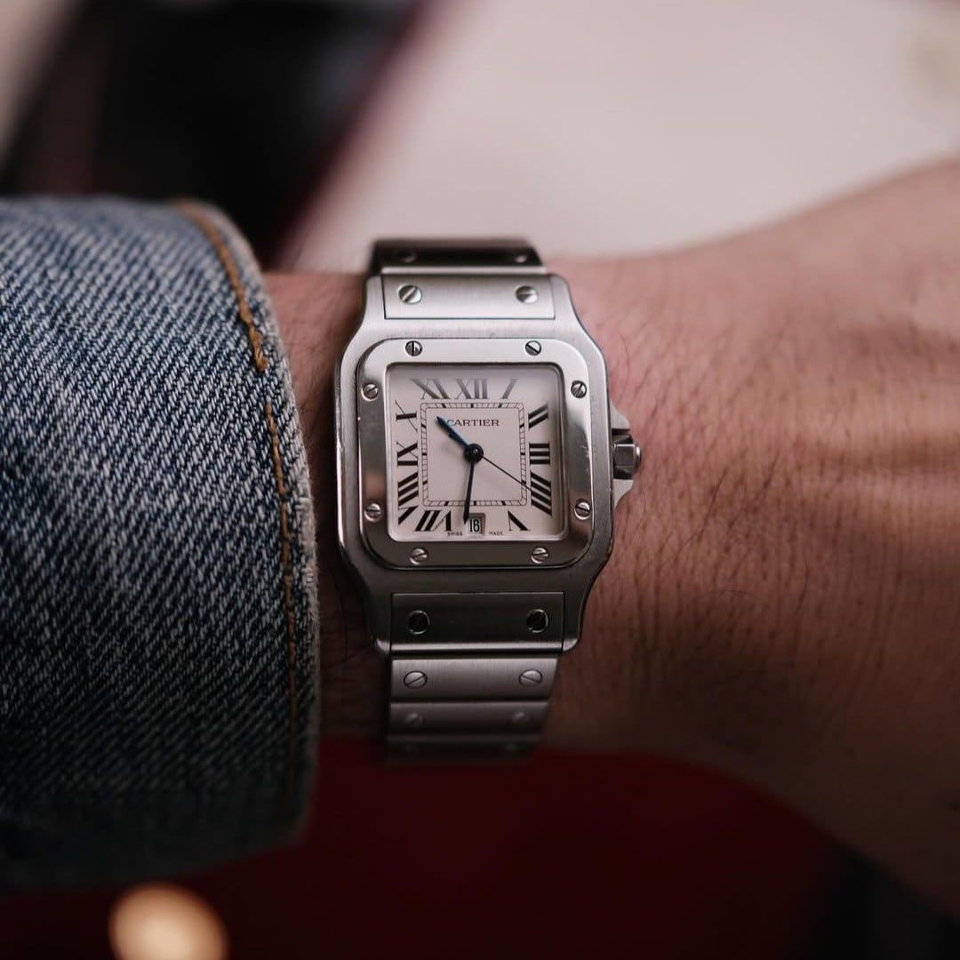  Cartier Santos Galbée Steel Quartz Ref.1564 