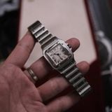  Cartier Santos Galbée Steel Quartz Ref.1564 