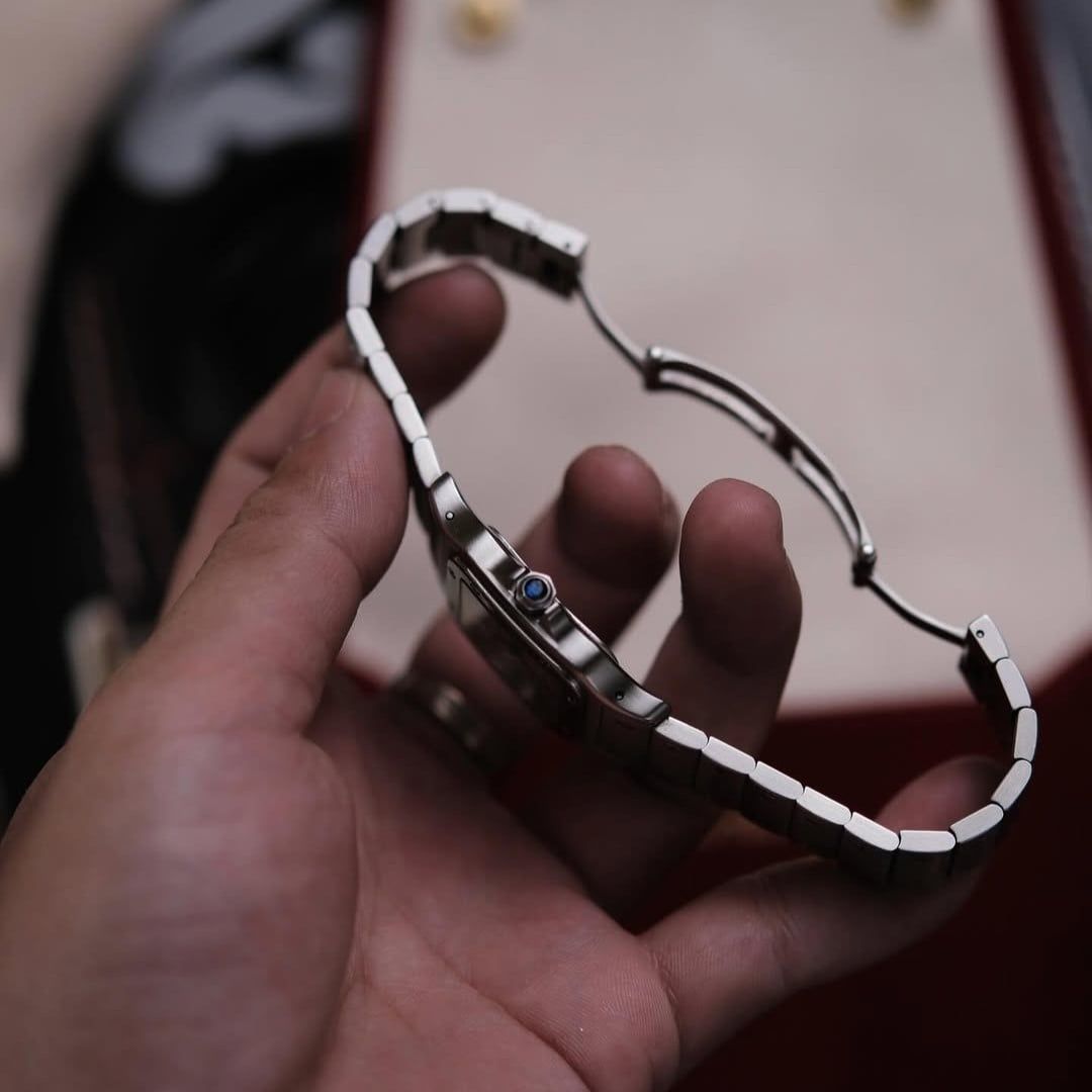  Cartier Santos Galbée Steel Quartz Ref.1564 