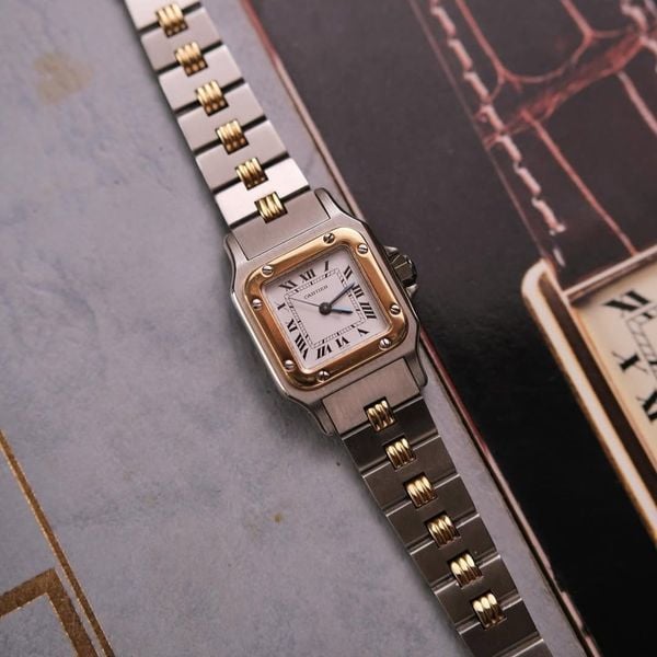  1990 Ladies Cartier Santos Carrée Ref.0902 Automatic Two-Tone 