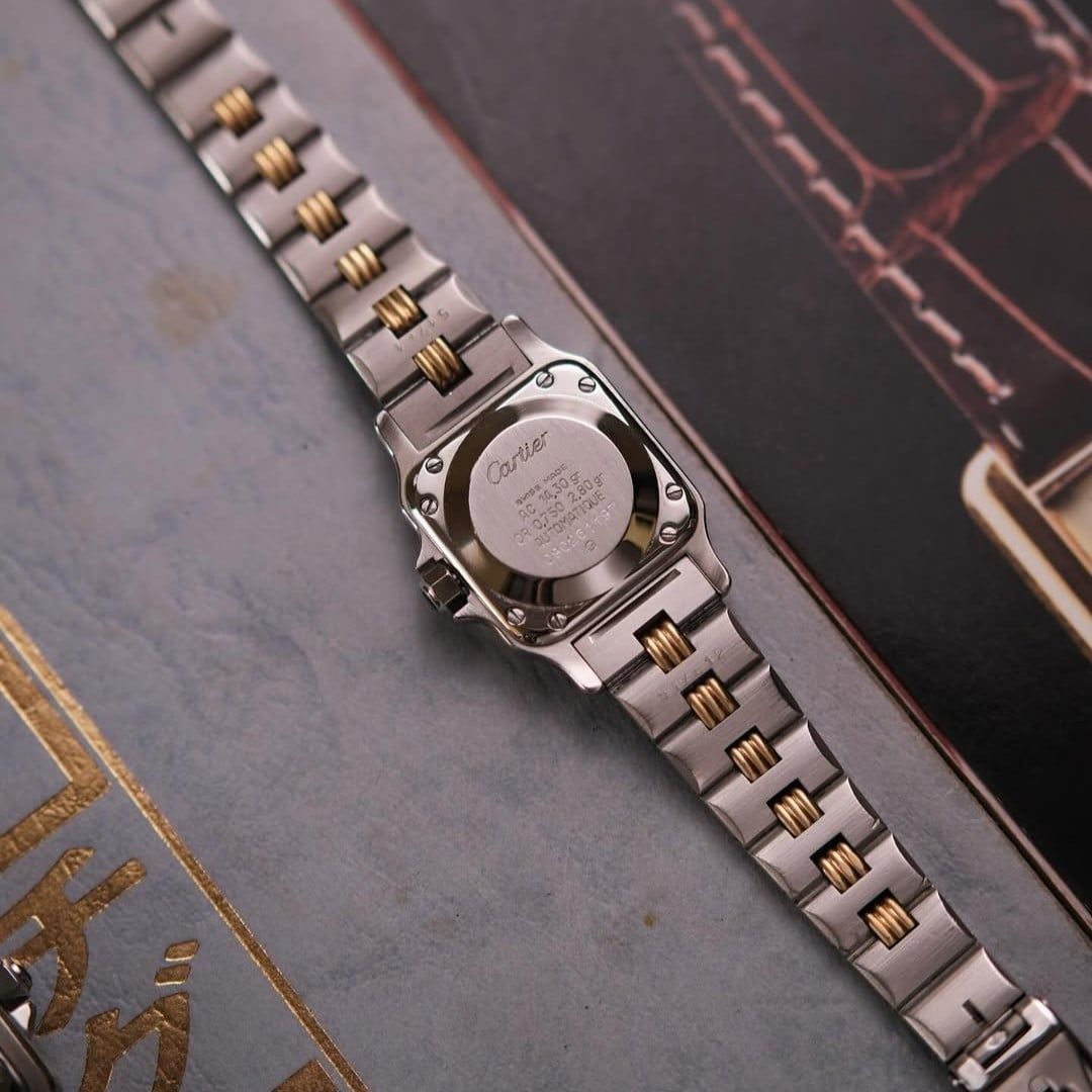  1990 Ladies Cartier Santos Carrée Ref.0902 Automatic Two-Tone 