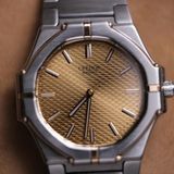  From 1981 Seiko Credor Twin Quartz Ref.9461-5010 Golden Wavy Dial 