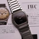  RARE VINTAGE 1970'S IWC DA VINCI LINE SL INTEGRATED BRACELET in BLACK 