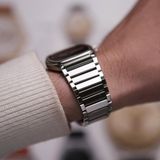  RARE VINTAGE 1970'S IWC DA VINCI LINE SL INTEGRATED BRACELET in BLACK 