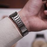  RARE VINTAGE 1970'S IWC DA VINCI LINE SL INTEGRATED BRACELET in BLACK 